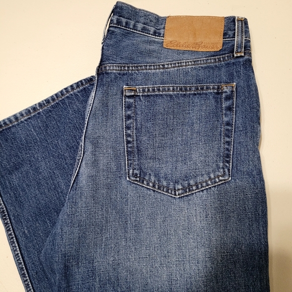 Eddie Bauer Jeans Men's 34X32 Blue Relaxed Fit 100% Cotton EUC - Picture 16 of 16